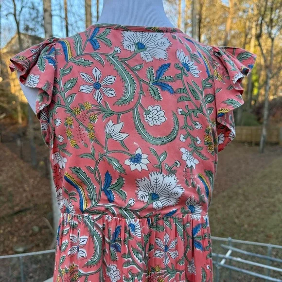 Emerson Fry India Collection Angel Dress 2 in Chelsea Floral size XS